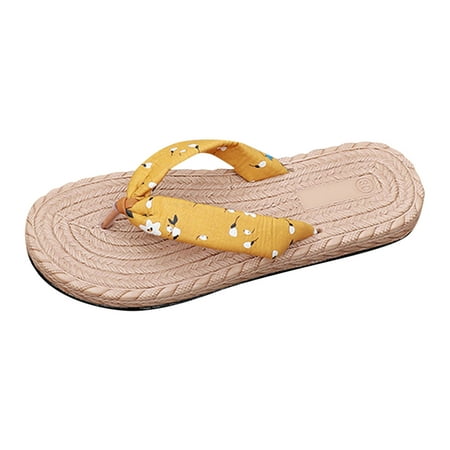 Larisalt Womens Flip Flops Women s Simple Synthetic Leather Strap Slide Sandal Yellow
Larisalt Womens Flip Flops Women s Simple Synthetic Leather Strap Slide Sandal Yellow