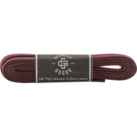 

Flat Wide Waxed Boot Laces - 54 Burgundy
