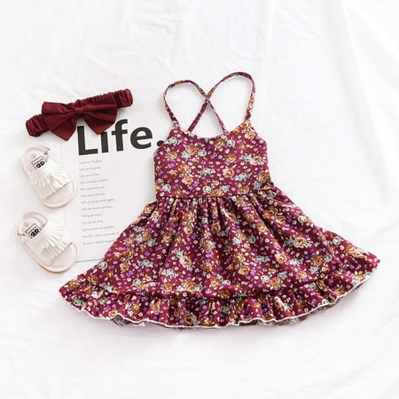Summer Toddler Baby Girl Princess Dress Clothes Strap Floral Dress Beach Skirt 0-2 Years
Summer Toddler Baby Girl Princess Dress Clothes Strap Floral Dress Beach Skirt 0-2 Years