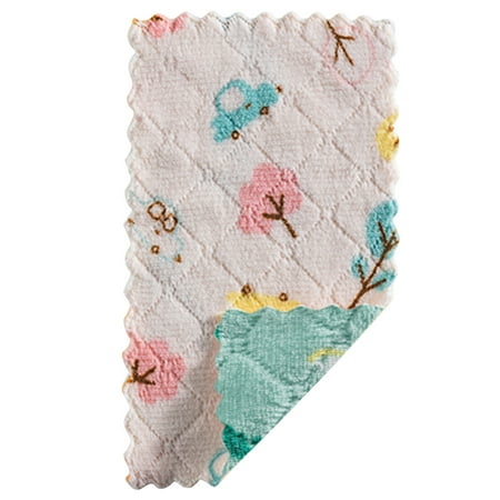 MRULIC Wipes Double-sided Printed Rag Two-color Cartoon Dish Towel Coral Fleece + C
MRULIC Wipes Double-sided Printed Rag Two-color Cartoon Dish Towel Coral Fleece + C