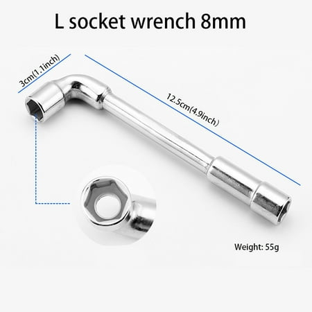 Socket Wrench L Type L Type Elbow With Hole Auto Repair J Furniture Decoration Maintenance Tools 7 Type Hexagonal Double-headed Socket Wrench
Socket Wrench L Type L Type Elbow With Hole Auto Repair J Furniture Decoration Maintenance Tools 7 Type Hexagonal Double-headed Socket Wrench