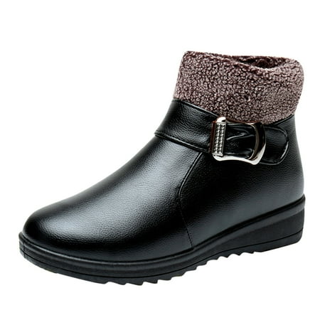 QYZEU Riding Boots for Women Wide Calf Arch Support Boots for Women Women Shoes Slope Heel Boots Waterproof Soft Soled Snow Boots Women Short Boots Plush Warm Boots
QYZEU Riding Boots for Women Wide Calf Arch Support Boots for Women Women Shoes Slope Heel Boots Waterproof Soft Soled Snow Boots Women Short Boots Plush Warm Boots