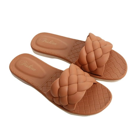 Women Summer Slipper Square Pattern Shoes with Sturdy Material for Family Festival Holiday Party 40 Apricot
Women Summer Slipper Square Pattern Shoes with Sturdy Material for Family Festival Holiday Party 40 Apricot