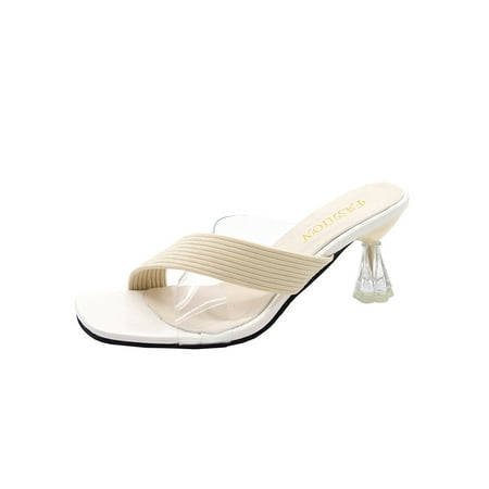 Daeful Womens Low Heel Sandals Summer Pumps Dress Shoes Open Toe Heeled Sandals Beige 8
Daeful Womens Low Heel Sandals Summer Pumps Dress Shoes Open Toe Heeled Sandals Beige 8