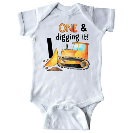 Inktastic One and Digging It Bulldozer 1st Birthday Gift Baby Boy or Baby Girl Bodysuit
Inktastic One and Digging It Bulldozer 1st Birthday Gift Baby Boy or Baby Girl Bodysuit
