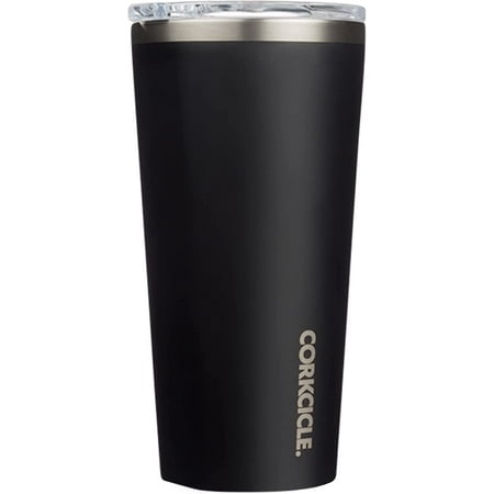 Classic 24 Ounce Triple Insulated Stainless Steel Travel Cup Tumbler with Lid and Silicone Bottom for Hot and Cold Drinks Matte Black
Classic 24 Ounce Triple Insulated Stainless Steel Travel Cup Tumbler with Lid and Silicone Bottom for Hot and Cold Drinks Matte Black
