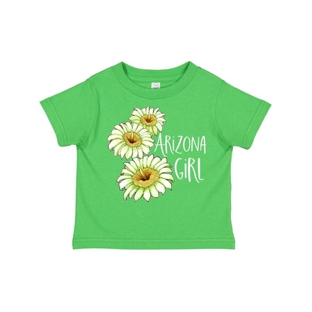 Inktastic Arizona Girl Saguaro Cactus Flowers Gift Toddler Toddler Girl T-Shirt