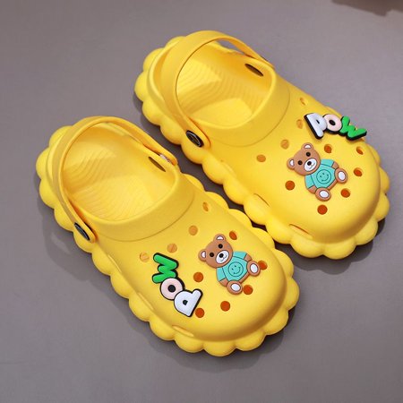 JIAGEYA Boys Girls Clogs With Cartoon Bear Charm Summer Comfy Lightweight Hollow Out Sandals For Toddler Newborn Infant Spring And Summer
JIAGEYA Boys Girls Clogs With Cartoon Bear Charm Summer Comfy Lightweight Hollow Out Sandals For Toddler Newborn Infant Spring And Summer