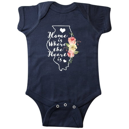 Inktastic Illinois Home is Where the Heart is with Watercolor Floral Gift Baby Boy or Baby Girl Bodysuit
Inktastic Illinois Home is Where the Heart is with Watercolor Floral Gift Baby Boy or Baby Girl Bodysuit