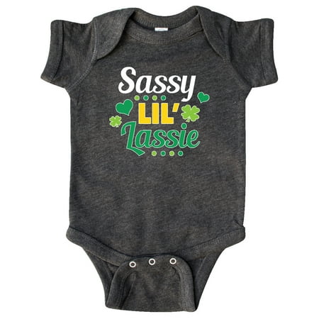 Inktastic Saint Patrick s Day Sassy Lil Lassie with Shamrocks Gift Baby Boy or Baby Girl Bodysuit
Inktastic Saint Patrick s Day Sassy Lil Lassie with Shamrocks Gift Baby Boy or Baby Girl Bodysuit