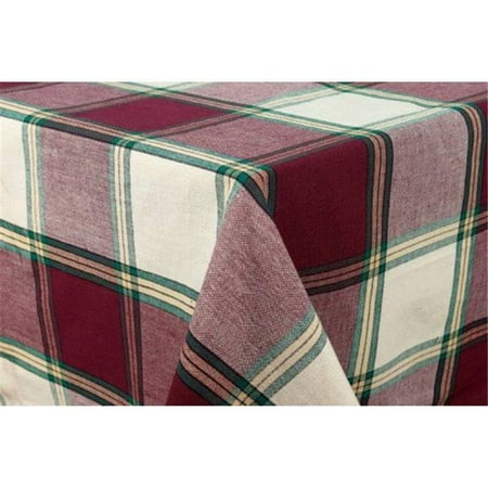 60 x 10 in. Table Cloth Sherwood Burgundy
