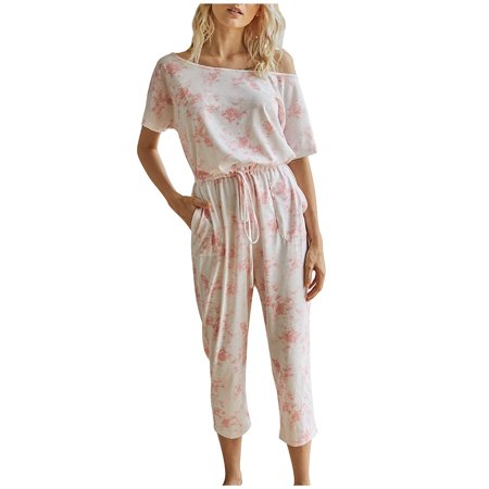 One Piece Jumpsuits For Women Fashion Tie Dyed Print O-Neck Short Sleeve Playsuit Long Romper Red XL
One Piece Jumpsuits For Women Fashion Tie Dyed Print O-Neck Short Sleeve Playsuit Long Romper Red XL