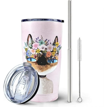 Cat Tumbler Skinny Insulated Stainless Steel Travel Tumbler With Lid Cat Coffee Cup Mugs Cat Gifts for Cat Lovers Funny Christmas Birthday Cat Mom Gifts for Women
Cat Tumbler Skinny Insulated Stainless Steel Travel Tumbler With Lid Cat Coffee Cup Mugs Cat Gifts for Cat Lovers Funny Christmas Birthday Cat Mom Gifts for Women