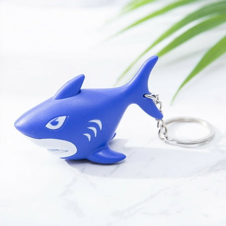 harmtty Shark Animal Pendant LED Light Sound Mini Torch Keychain Key Holder Bag Ornament Blue
harmtty Shark Animal Pendant LED Light Sound Mini Torch Keychain Key Holder Bag Ornament Blue