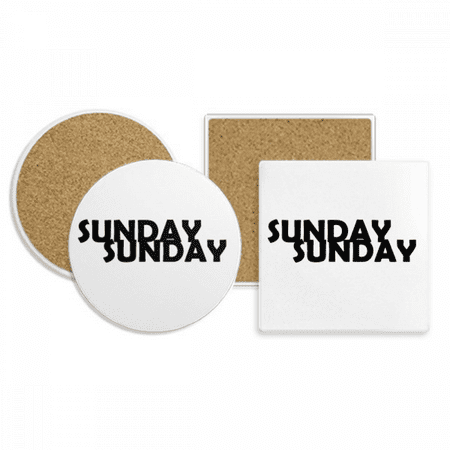 Stylish Characters Sunday Coaster Cup Mug Holder Absorbent Stone Cork Base Set
Stylish Characters Sunday Coaster Cup Mug Holder Absorbent Stone Cork Base Set