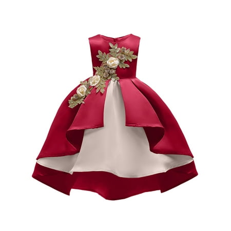 WEARELLAKIDS Kids Girls Flower Sleeveless Princess Dress Birthday Wedding Bridesmaid Party Pageant Formal Ball Gown Dresses 2-9T
WEARELLAKIDS Kids Girls Flower Sleeveless Princess Dress Birthday Wedding Bridesmaid Party Pageant Formal Ball Gown Dresses 2-9T