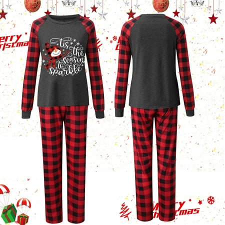 Merry Christmas Plaid Printed Loungewear Christmas Family Matching Pajamas Long Sleeve Home Sleepwear
Merry Christmas Plaid Printed Loungewear Christmas Family Matching Pajamas Long Sleeve Home Sleepwear