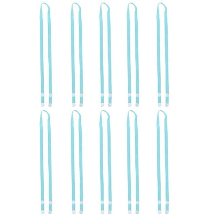 10PCS Portable Adjustable Mask Hat Strap Mask Retainers Strap with Clip