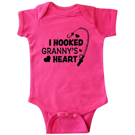 Inktastic I Hooked Granny s Heart with Fishing Rod Gift Baby Boy or Baby Girl Bodysuit
Inktastic I Hooked Granny s Heart with Fishing Rod Gift Baby Boy or Baby Girl Bodysuit