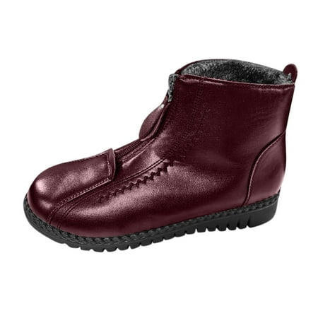 bvgfsahne Women s Winter Leisure Plus Velvet Padded Snow Boots Cotton Shoes Low Tube Zipper
bvgfsahne Women s Winter Leisure Plus Velvet Padded Snow Boots Cotton Shoes Low Tube Zipper