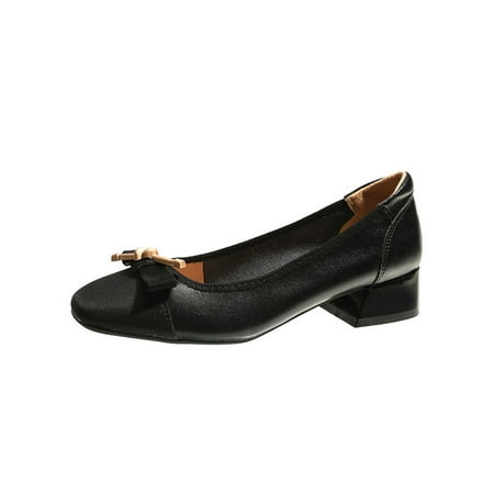 Rotosw Women Dress Shoes Low Heel Heels On Pumps Comfort Chunky Mary Jane Casual Fashion Black 7
Rotosw Women Dress Shoes Low Heel Heels On Pumps Comfort Chunky Mary Jane Casual Fashion Black 7