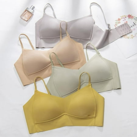 Women Seamless Push Up Bra Wirefree Sleeping Sports Bra Thin Cup Solid Gathered Bralettes
Women Seamless Push Up Bra Wirefree Sleeping Sports Bra Thin Cup Solid Gathered Bralettes