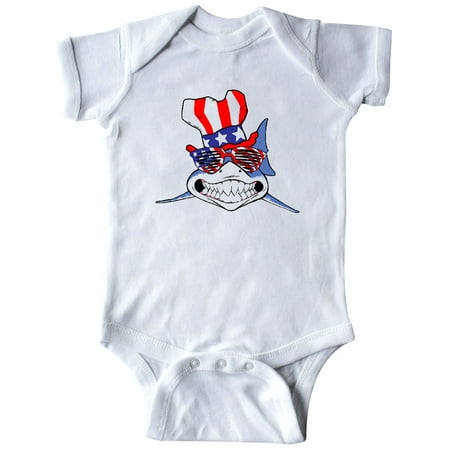 Inktastic 4th of July Patriot Shark Gift Baby Boy or Baby Girl Bodysuit
Inktastic 4th of July Patriot Shark Gift Baby Boy or Baby Girl Bodysuit