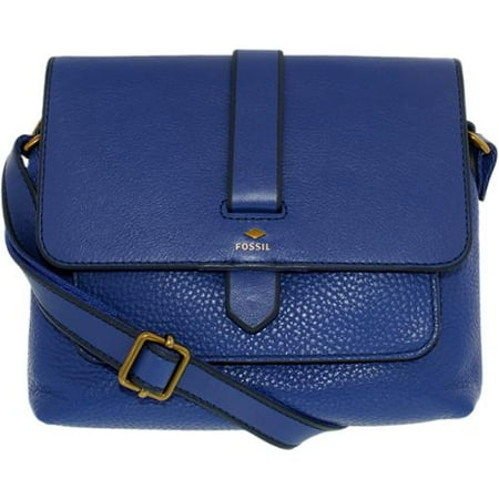UPC 723764504651 product image for Fossil Women's Small Kinley Crossbody Leather Cross-Body Satchel - Sapphire | upcitemdb.com