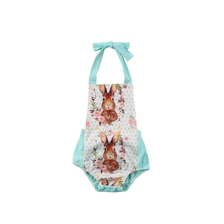 JBEELATE Little Girls Casual Clothing Halter Cute Rabbit Garland Printed Romper for Summer
JBEELATE Little Girls Casual Clothing Halter Cute Rabbit Garland Printed Romper for Summer
