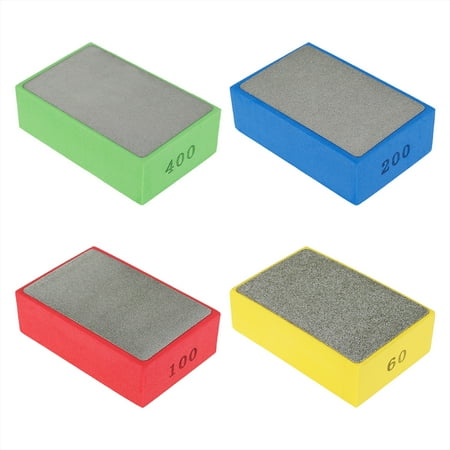 Daruoand 4Pcs Diamond Hand Polishing Pad Reusable 60# 100# 200# 400# Grinding Pad Dry and Wet Wear Resistant Sanding Pad for Glass Granite Marble Concrete Stone Metal Wood
Daruoand 4Pcs Diamond Hand Polishing Pad Reusable 60# 100# 200# 400# Grinding Pad Dry and Wet Wear Resistant Sanding Pad for Glass Granite Marble Concrete Stone Metal Wood