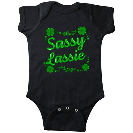 Inktastic Sassy Lassy with Green 4 Leaf Clovers Gift Baby Boy or Baby Girl Bodysuit
Inktastic Sassy Lassy with Green 4 Leaf Clovers Gift Baby Boy or Baby Girl Bodysuit