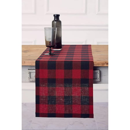 Buffalo Check Linen Table Runner – 14 x 36 Inch Red and Black – 100% Pure Linen Plaid Table Runner for Fall Halloween Thanksgiving Christmas Holidays – Handcrafted from European Flax
Buffalo Check Linen Table Runner – 14 x 36 Inch Red and Black – 100% Pure Linen Plaid Table Runner for Fall Halloween Thanksgiving Christmas Holidays – Handcrafted from European Flax