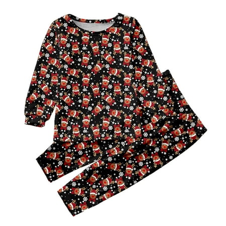 Kids Merry Christmas Family Clothes Matching Cute Santa Prints Sets Kids Long Sleeve Tops Pants Kids Sets Christmas Family Pajamas for Women
Kids Merry Christmas Family Clothes Matching Cute Santa Prints Sets Kids Long Sleeve Tops Pants Kids Sets Christmas Family Pajamas for Women