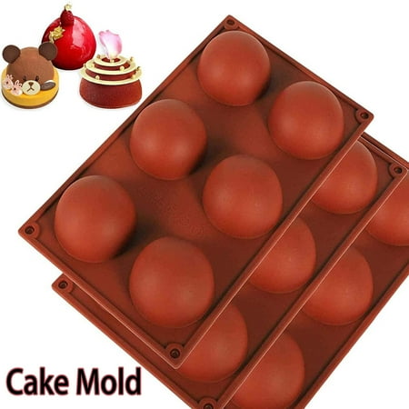 3PC Half Ball Sphere Silicone Cake Mold Muffin Chocolate Cookie Baking Mould
3PC Half Ball Sphere Silicone Cake Mold Muffin Chocolate Cookie Baking Mould