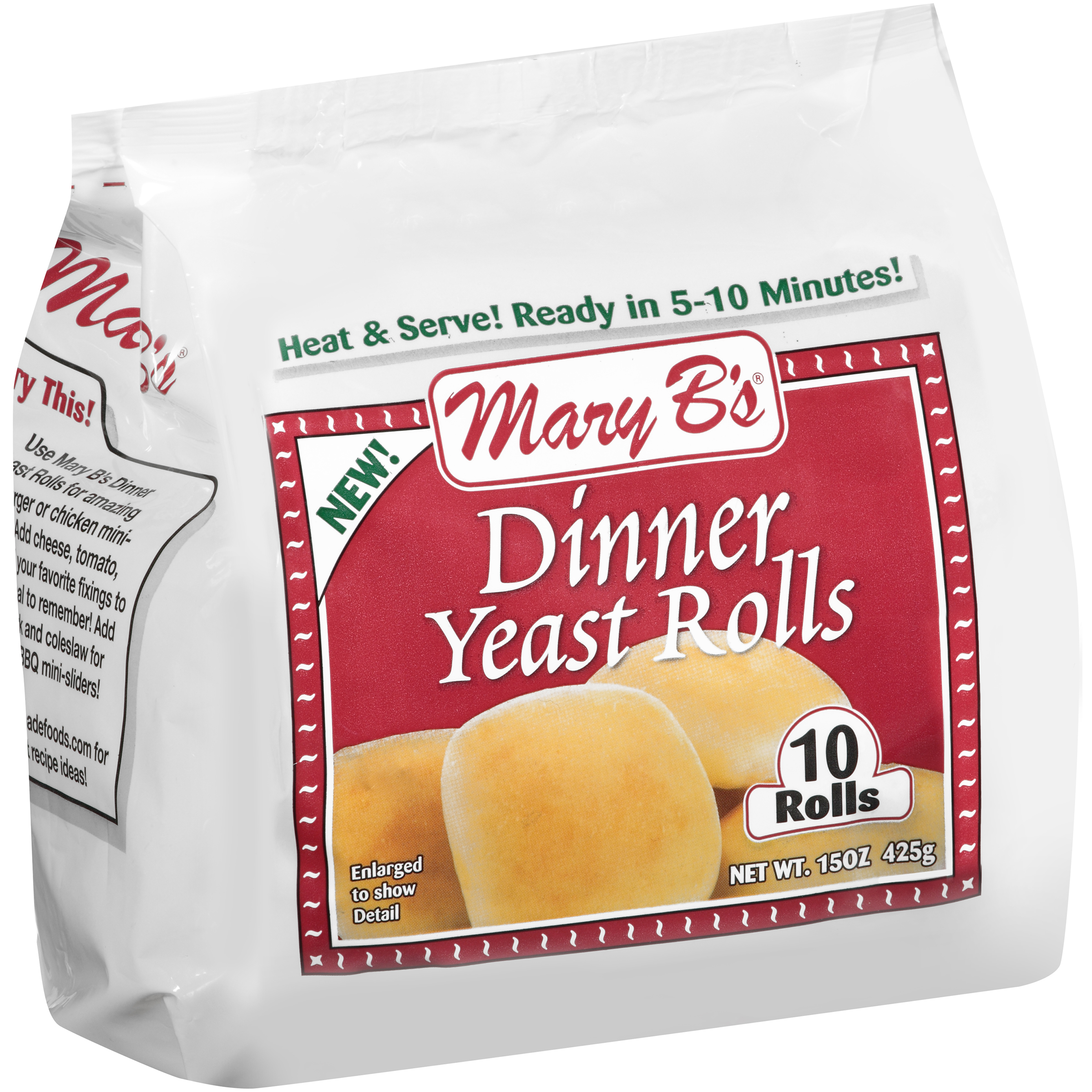 Mary B's? Dinner Yeast Rolls 15 Oz. Bag - Walmart.com