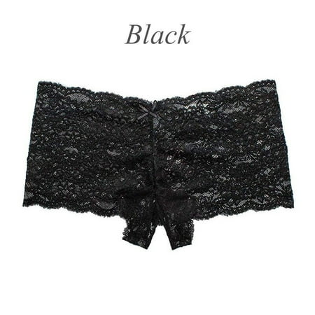 Crotchless Knickers Womens Lace Open Crotch Underwear Panties Briefs Lingerie UK