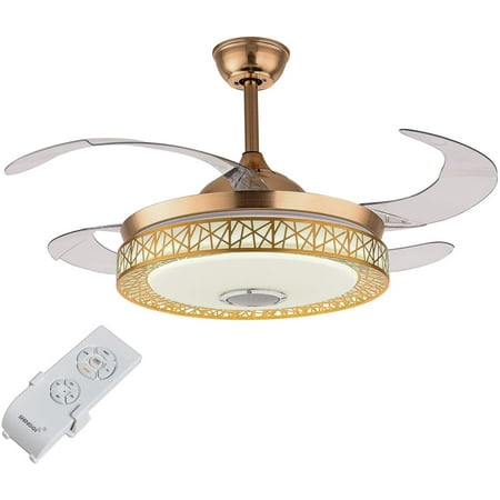 Anqidi Invisible Modern Bluetooth LED 3-Color Change Ceiling Fans Lights Remote Control 4-Blades
Anqidi Invisible Modern Bluetooth LED 3-Color Change Ceiling Fans Lights Remote Control 4-Blades