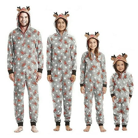 Diconna Christmas Family Matching Hoodie Pajamas Reindeer Romper Long Sleeve One Piece Jumpsuit Zipper Pjs for Adult Kids
Diconna Christmas Family Matching Hoodie Pajamas Reindeer Romper Long Sleeve One Piece Jumpsuit Zipper Pjs for Adult Kids