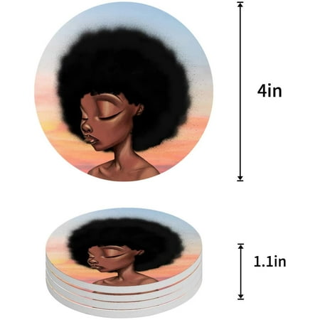 KXMDXA Girl Set of 8 Round Coaster for Drinks Absorbent Ceramic Stone Coasters Cup Mat with Cork Base for Home Kitchen Room Coffee Table Bar Decor
KXMDXA Girl Set of 8 Round Coaster for Drinks Absorbent Ceramic Stone Coasters Cup Mat with Cork Base for Home Kitchen Room Coffee Table Bar Decor
