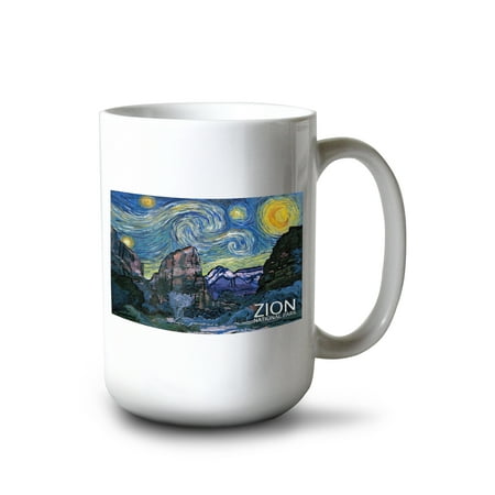 15 fl oz Ceramic Mug Zion National Park Utah Starry Night National Park Series Dishwasher & Microwave Safe
15 fl oz Ceramic Mug Zion National Park Utah Starry Night National Park Series Dishwasher & Microwave Safe