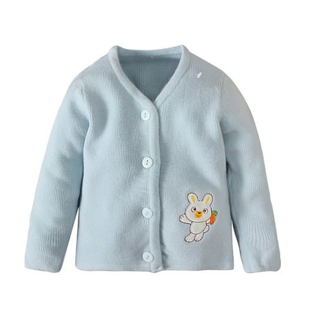 TUOBARR Girls Winter Bunny Long-sleeved Solid Color Woolen Sweater Sweater Coat Children s Clothing Blue(3-12Years)
TUOBARR Girls Winter Bunny Long-sleeved Solid Color Woolen Sweater Sweater Coat Children s Clothing Blue(3-12Years)