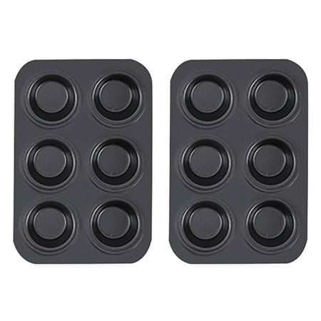 EJWQWQE 6 Hole Muffin Pan Baking Utensils Nonstick Cupcake Baking Pan Mini Pie Baking Pan Heavy-Duty Carbon Steel Muffin Tray Oven Baking Standard Baking Pan
EJWQWQE 6 Hole Muffin Pan Baking Utensils Nonstick Cupcake Baking Pan Mini Pie Baking Pan Heavy-Duty Carbon Steel Muffin Tray Oven Baking Standard Baking Pan