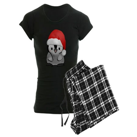 CafePress - Cute Holiday Penguin - Women s Dark Pajamas
