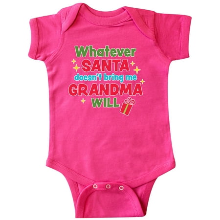 Inktastic Christmas Whatever Santa Doesn t Bring Me Grandma Will Gift Baby Boy or Baby Girl Bodysuit
Inktastic Christmas Whatever Santa Doesn t Bring Me Grandma Will Gift Baby Boy or Baby Girl Bodysuit