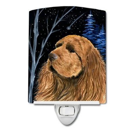 Caroline s Treasures SS8391CNL Starry Night Sussex Spaniel Ceramic Night Light 6x4x3 multicolor
Caroline s Treasures SS8391CNL Starry Night Sussex Spaniel Ceramic Night Light 6x4x3 multicolor