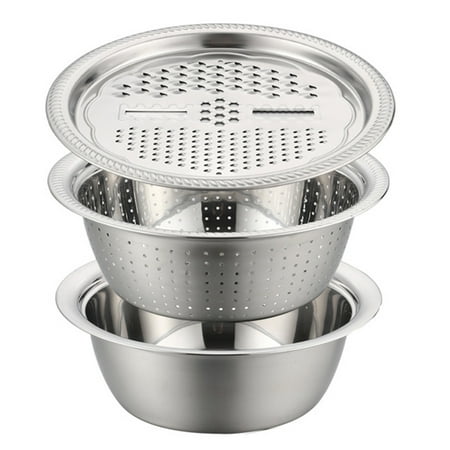 Multi-Purpose Basin with Planer/Multifunctional Stainless Steel Basket/ Capacity Vegetable Basket 28cm
Multi-Purpose Basin with Planer/Multifunctional Stainless Steel Basket/ Capacity Vegetable Basket 28cm