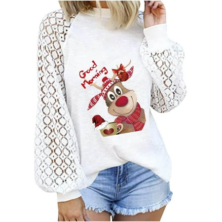 Bospose Christmas Shirt Women Women O-Neck Shirt Long Sleeve Shirt Women Corset Shirt Lace Top White Dress Shirt For Women Women S Fashion Print Blouse Solid Tops Lady Casual Patchwork Loose Top Sweat
Bospose Christmas Shirt Women Women O-Neck Shirt Long Sleeve Shirt Women Corset Shirt Lace Top White Dress Shirt For Women Women S Fashion Print Blouse Solid Tops Lady Casual Patchwork Loose Top Sweat