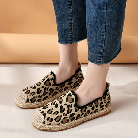 ERTUTUYI Womens Shoes Fashion Leopard Print Flat Soft Sole Fishermans Shoes Mesh Casual Shoes Brown 38
ERTUTUYI Womens Shoes Fashion Leopard Print Flat Soft Sole Fishermans Shoes Mesh Casual Shoes Brown 38