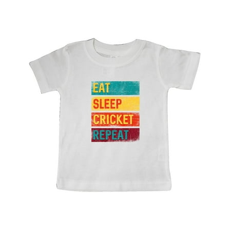 Inktastic Cricket Sports Eat Sleep Cricket Repeat Gift Baby Boy or Baby Girl T-Shirt
Inktastic Cricket Sports Eat Sleep Cricket Repeat Gift Baby Boy or Baby Girl T-Shirt