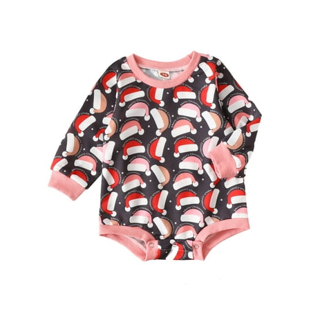 AMILIEe Toddler Little Baby Boys Girls Christmas Print Romper Black Pink Patchwork Long Sleeve Jumpsuit
AMILIEe Toddler Little Baby Boys Girls Christmas Print Romper Black Pink Patchwork Long Sleeve Jumpsuit